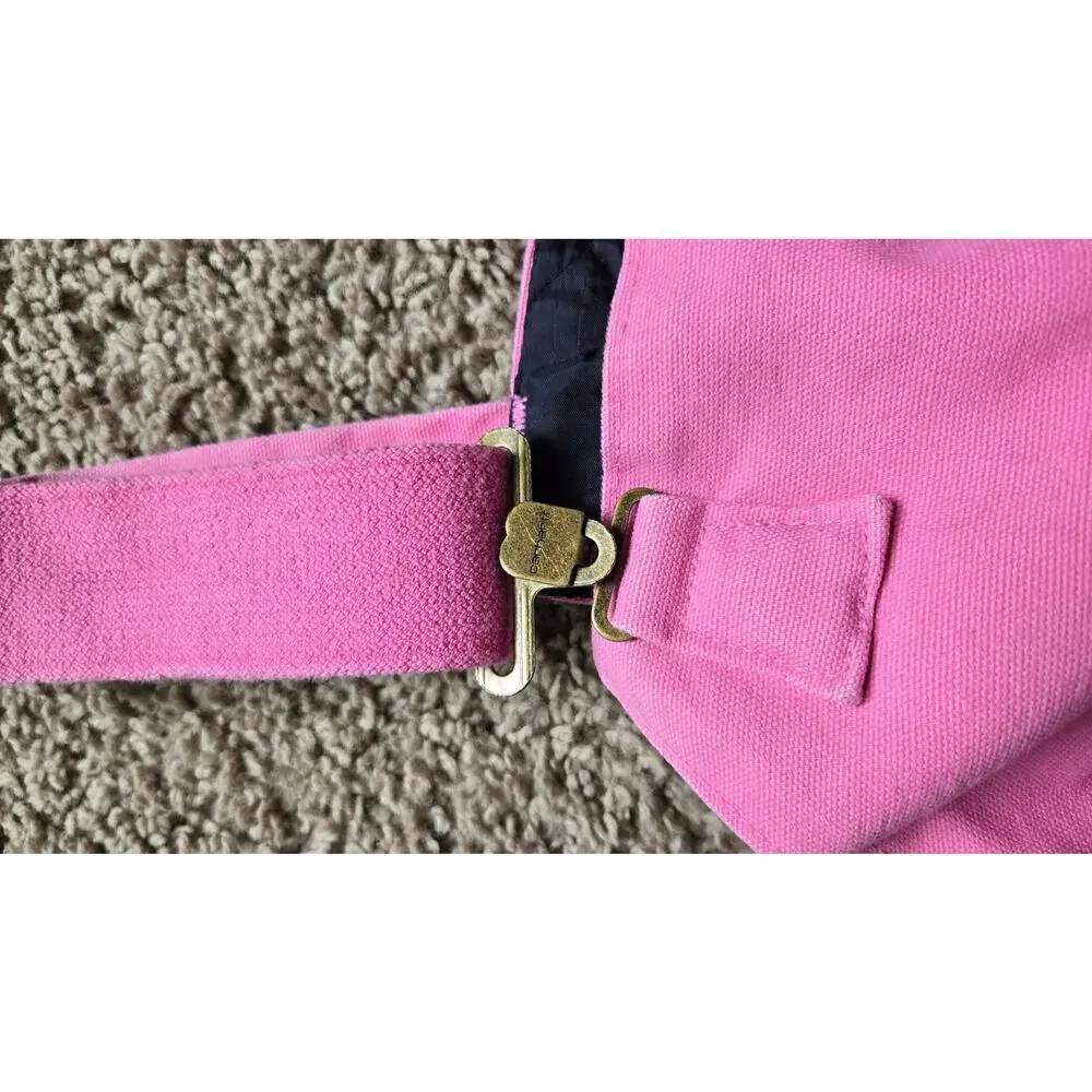 Carhartt Womens Pink Insulated Overalls Bib Utility Work Wear 8x32 - Picture 6 of 13